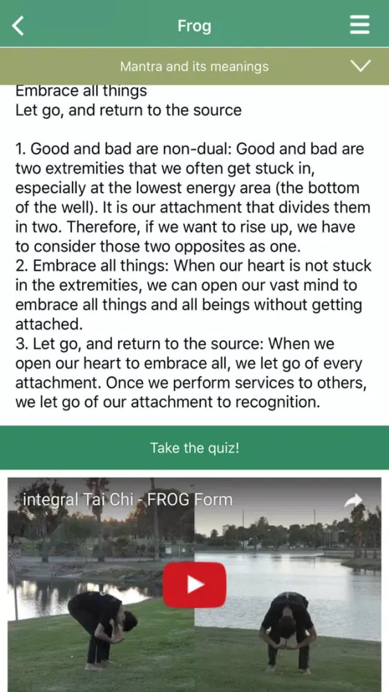 Capturas de pantalla de Integral Tai Chi