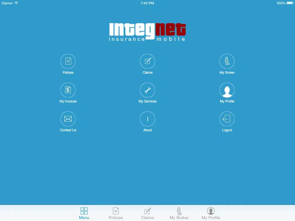 IntegNet Mobile iPad  Ekran Görüntüleri