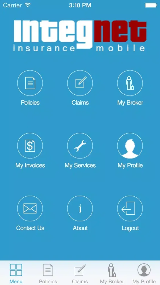 IntegNet Mobile Ekran Görüntüleri