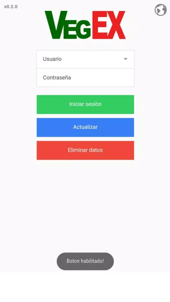Screenshot di Vegex