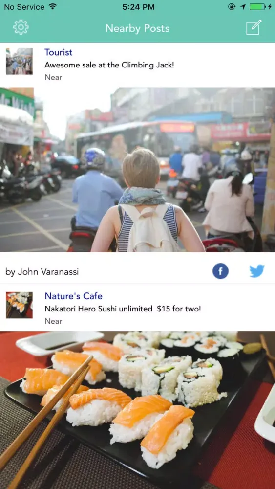 Palp for Proximity Social Marketing Screenshots
