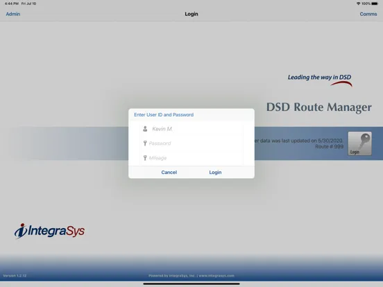 Screenshot di DSD Route Manager iPad 