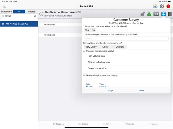 Screenshot di DSD Route Manager iPad 
