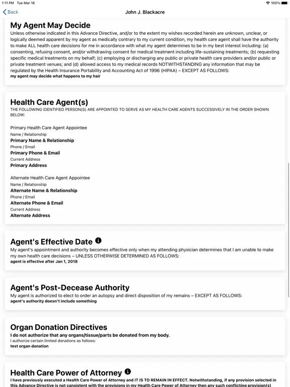 تصاویر Medical Directive by ITS iPad 