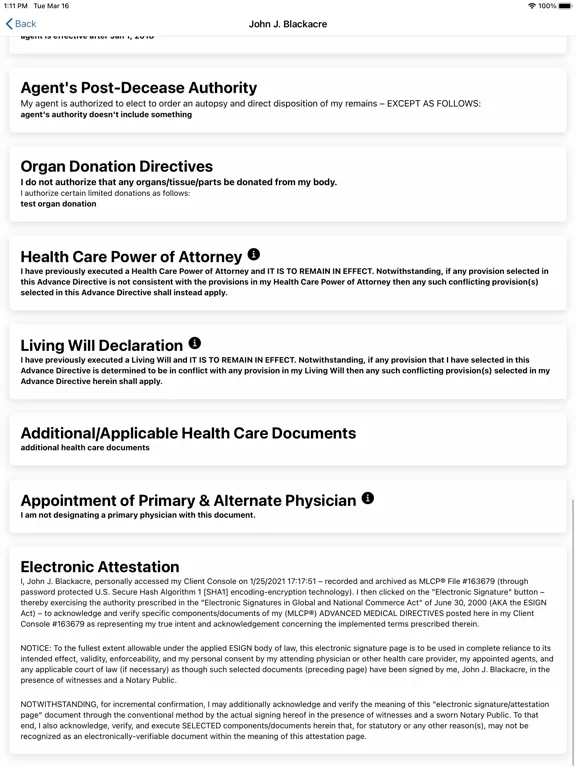 تصاویر Medical Directive by ITS iPad 