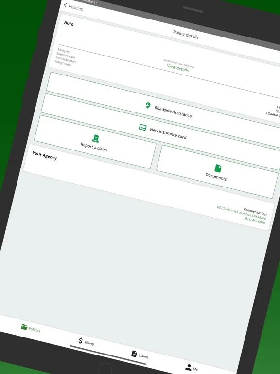 Captures d'écran de Integrity Insurance Mobile iPad 