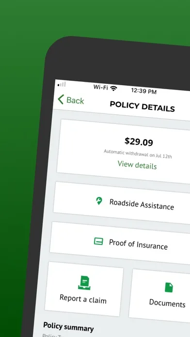 Captures d'écran de Integrity Insurance Mobile