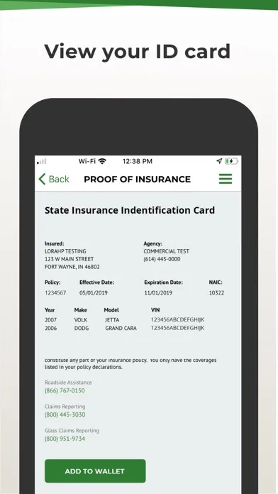 Captures d'écran de Integrity Insurance Mobile