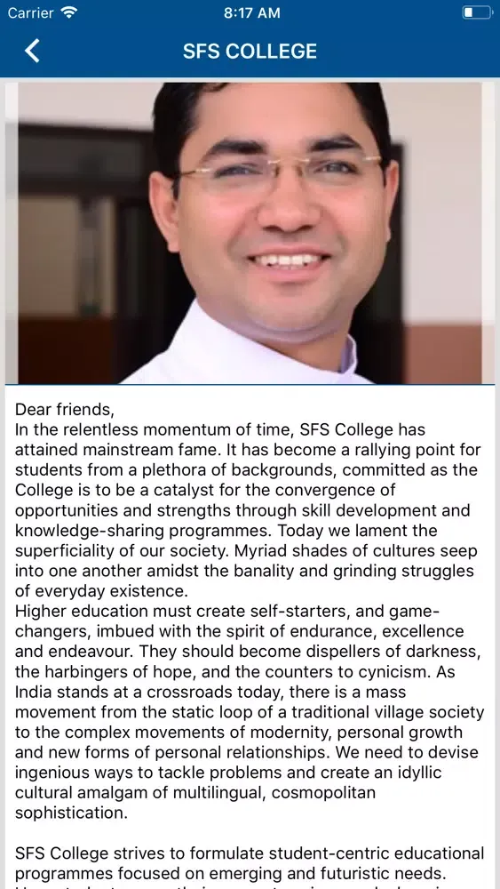 Tangkapan skrin SFS COLLEGE
