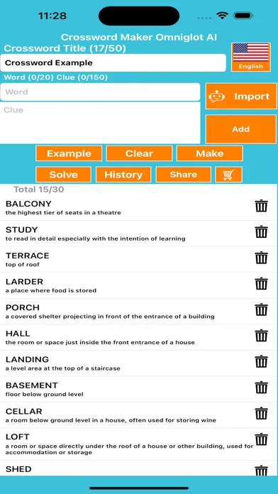 Crossword Maker Omniglot应用截图