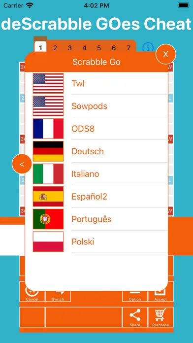 Capturas de pantalla de Descrabble Goes Cheat & Solver
