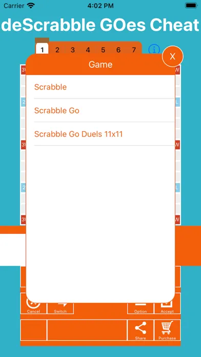Capturas de pantalla de Descrabble Goes Cheat & Solver