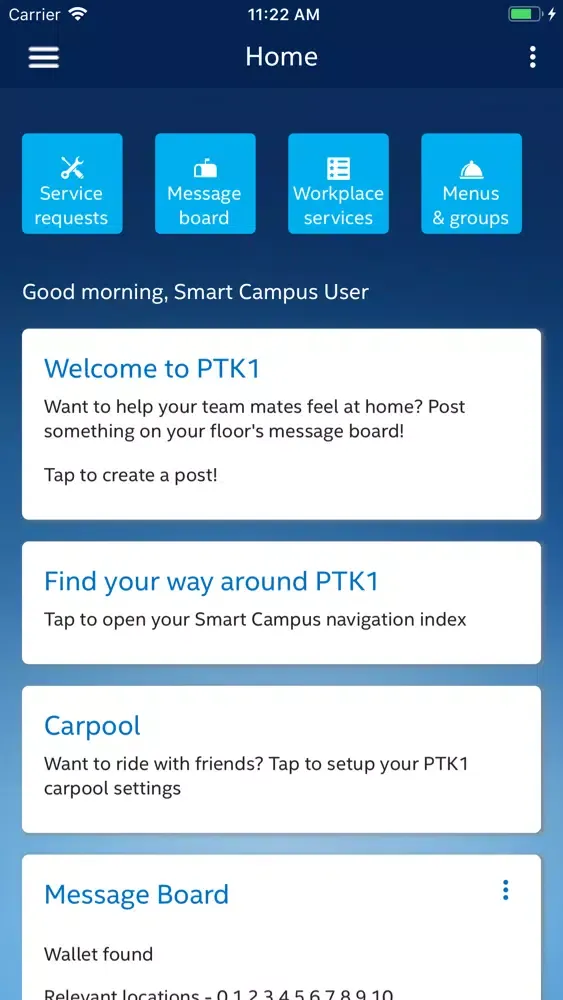 Intel® Smart Campus Screenshots