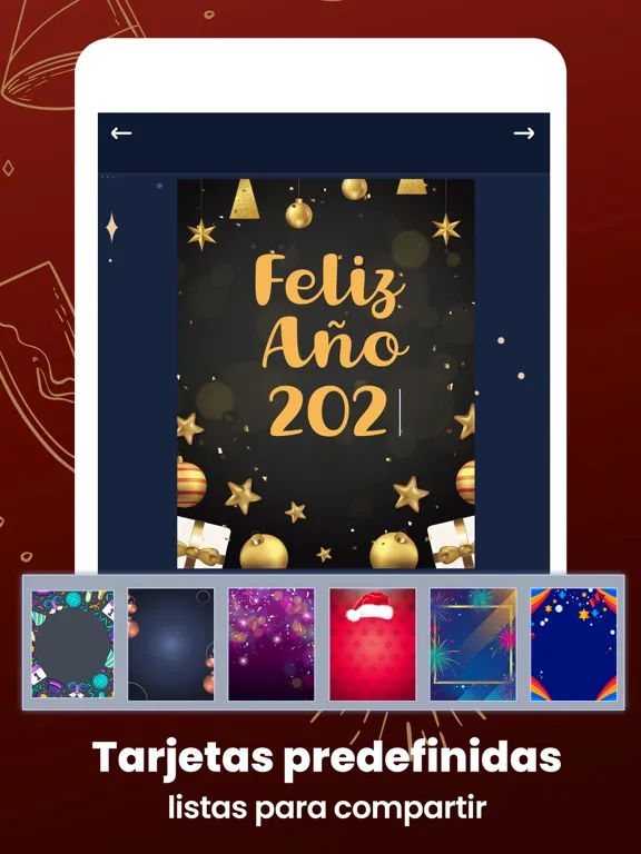 Capturas de pantalla de Happy New Year - Photo Frames iPad 