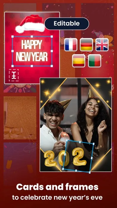 Capturas de pantalla de Happy New Year - Photo Frames