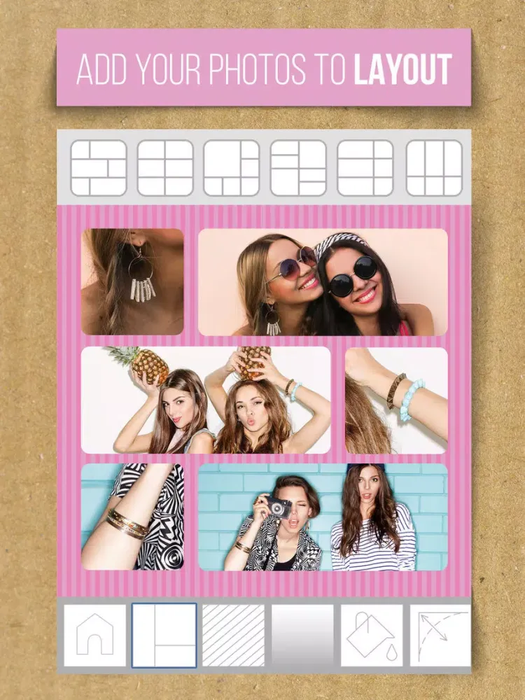 Photo Grid effects and filters for collages – Pro iPad  Ekran Görüntüleri