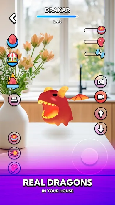 AR Virtual Dragon  - Pet Game Screenshots