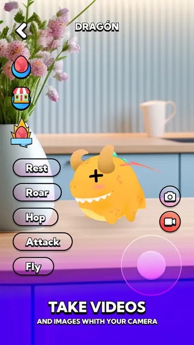 AR Virtual Dragon  - Pet Game Screenshots