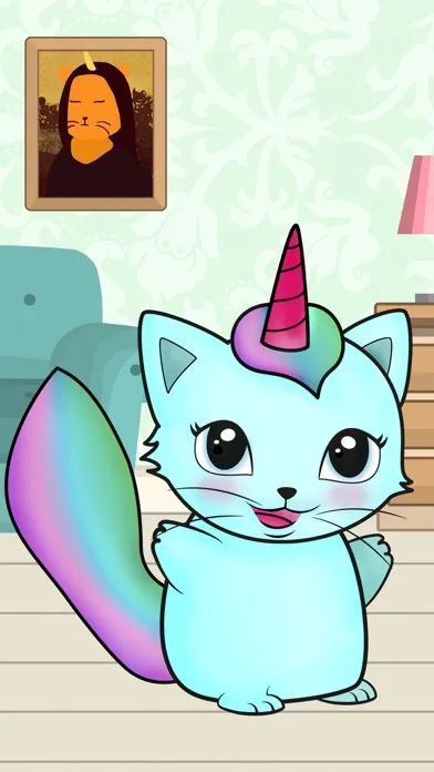 Скриншоты Kittycorn Virtual Pet – New animal friend for kids to take care and play