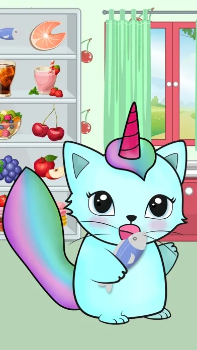 Скриншоты Kittycorn Virtual Pet – New animal friend for kids to take care and play