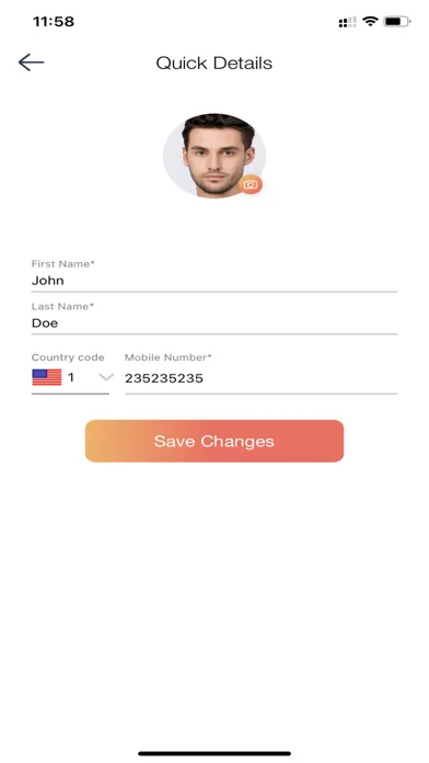 ReachMe Visiting Card Scanner Screenshots