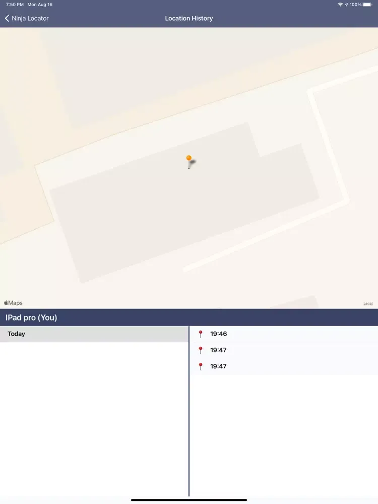 Captures d'écran de Ninja Locator - Device Tracker iPad 