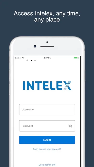 Capturas de pantalla de Intelex Mobile
