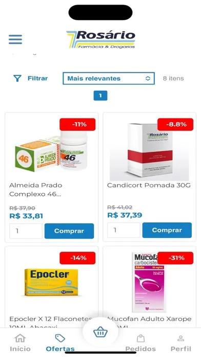 Capturas de pantalla de Farmacias Rosario