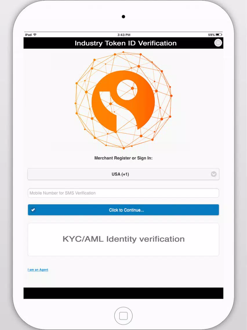 Industry Token ID Verification iPad 应用截图