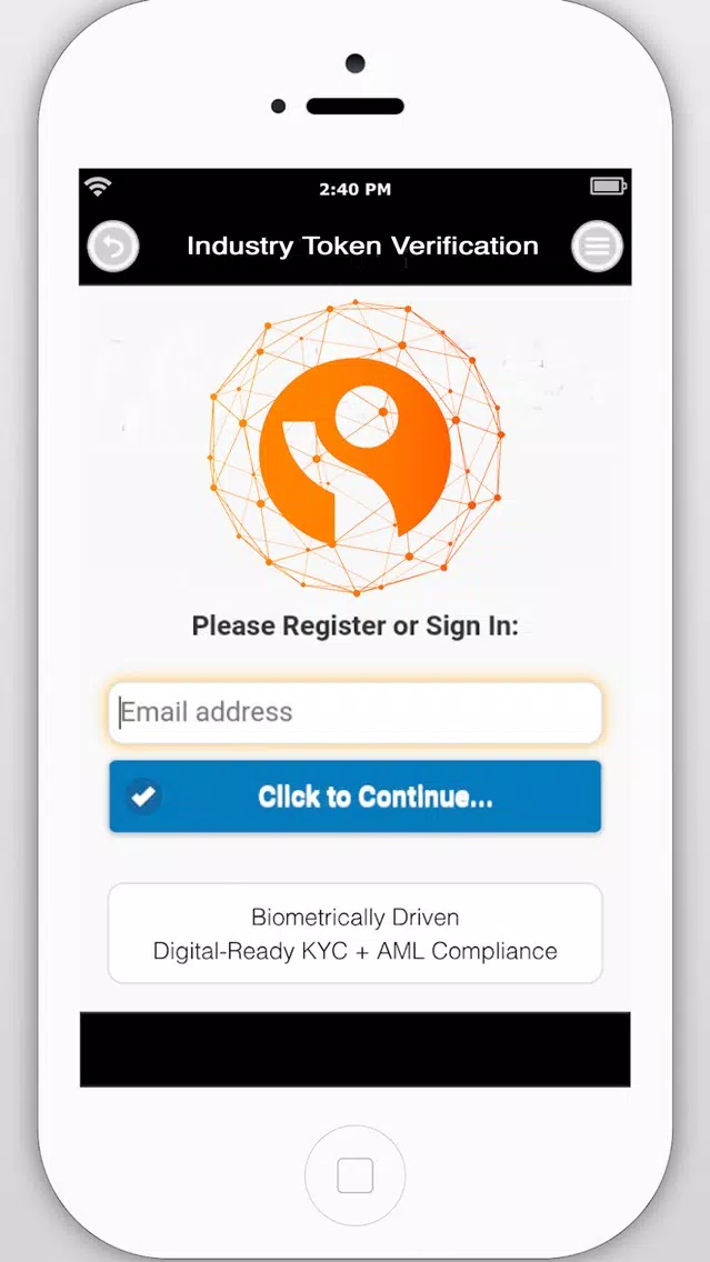 Industry Token ID Verification应用截图