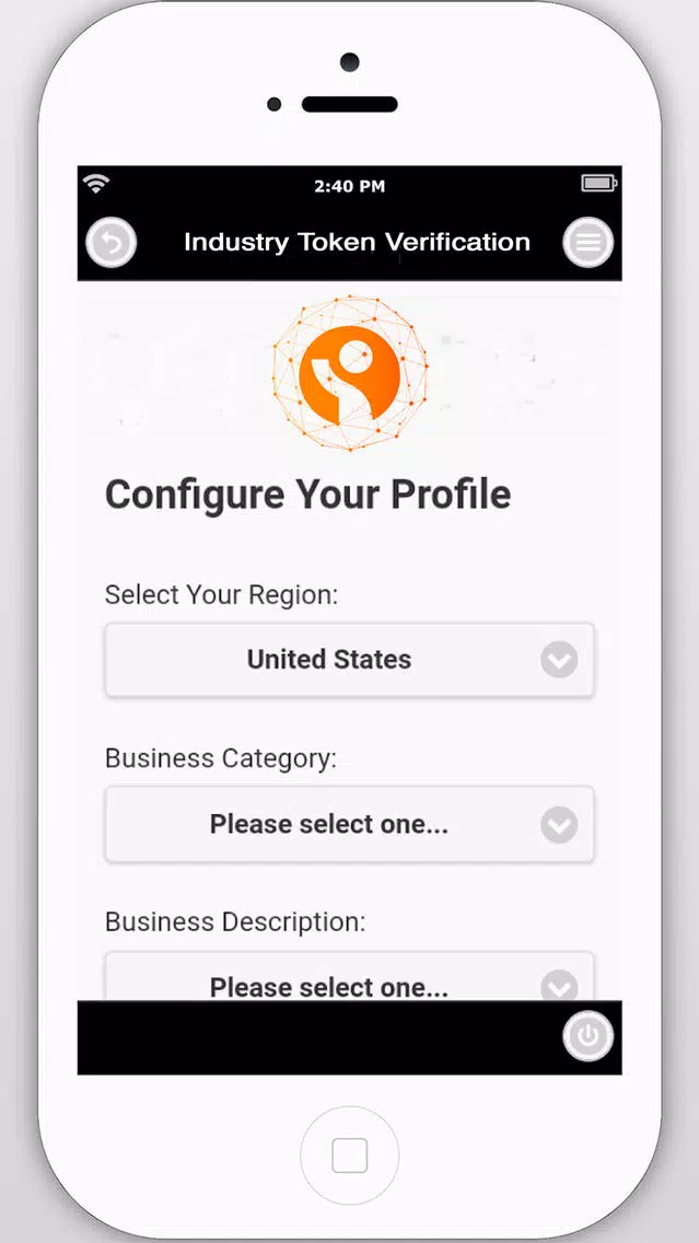 Industry Token ID Verification应用截图