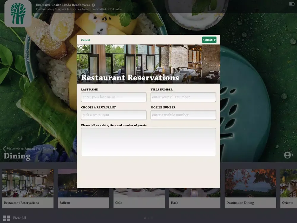 Banyan Tree Mayakoba iPad  スクリーンショット