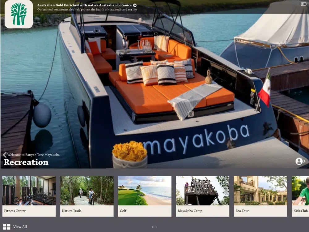 Banyan Tree Mayakoba iPad  スクリーンショット