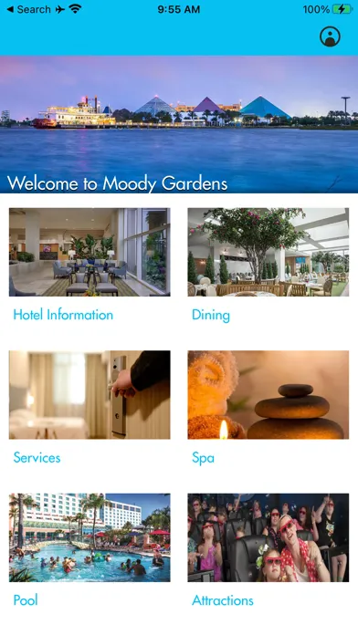 Moody Gardens Hotel & Spa應用截圖