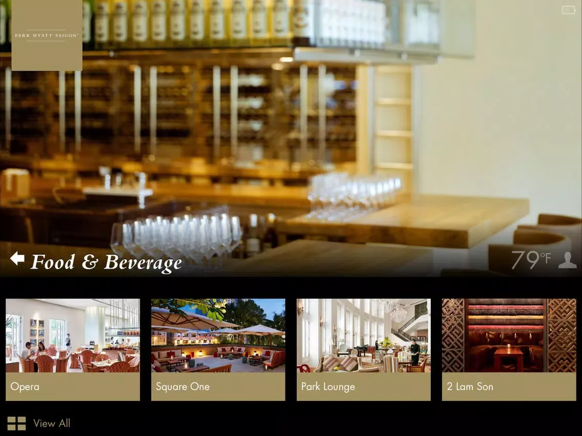 Capturas de pantalla de Park Hyatt Saigon iPad 