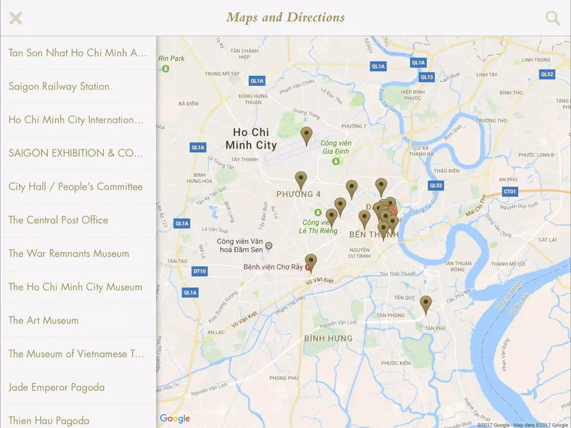 Capturas de pantalla de Park Hyatt Saigon iPad 
