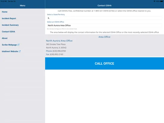 Scribe for OSHA iPad  سکرین شاٹس