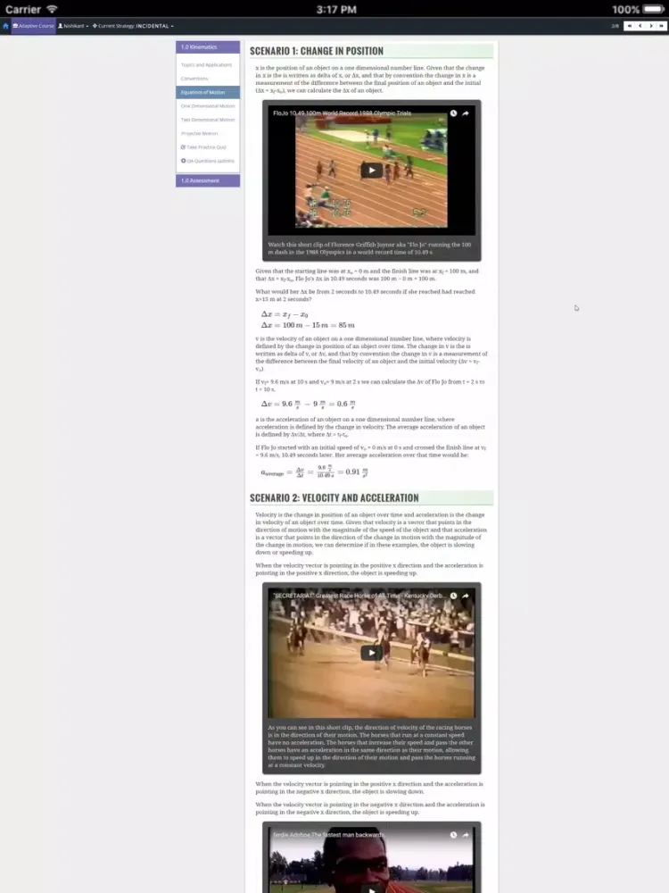 Adaptive Kinematics iPad 应用截图
