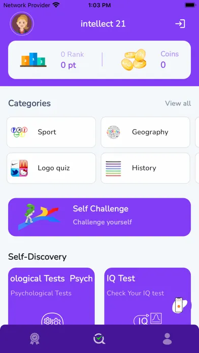 intellect 21: Quiz & IQ Test স্ক্রিনশট