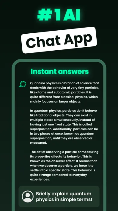 Chatbot - GPT 4 0, Ask AI Chat Screenshots