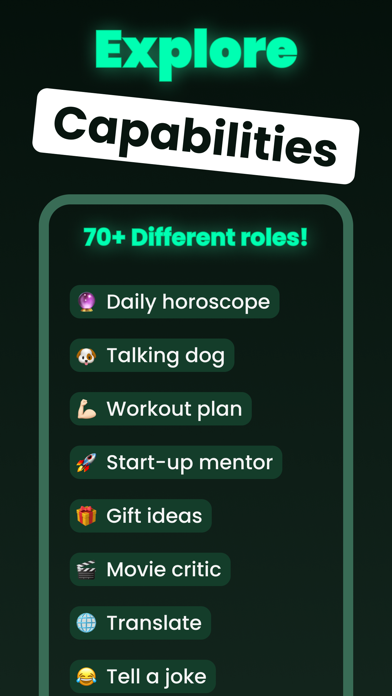 Captures d'écran de Chatbot - GPT 4 0, Ask AI Chat