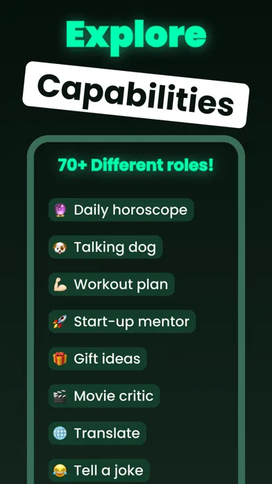 Chatbot - GPT 4 0, Ask AI Chat Screenshots