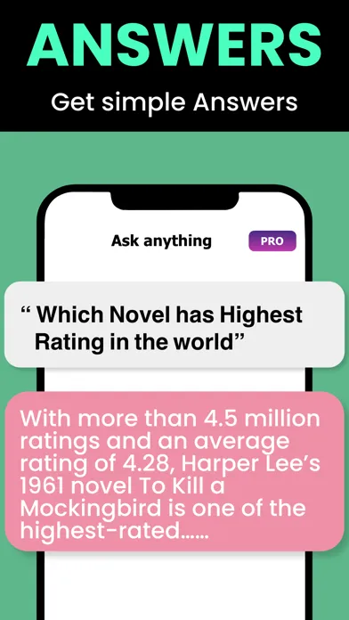 Capturas de pantalla de AI Chat Bot: Ask Open Question