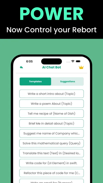 Capturas de pantalla de AI Chat Bot: Ask Open Question