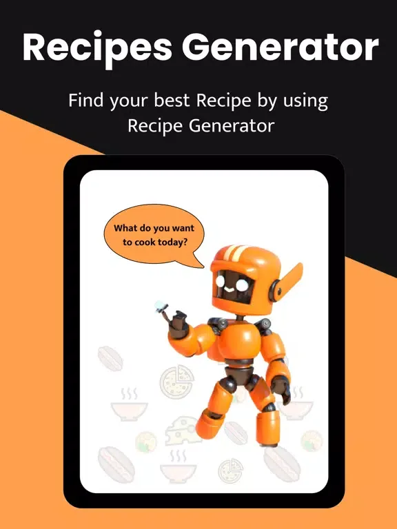 AI Chat Bot- Recipes Assistant iPad  Screenshots