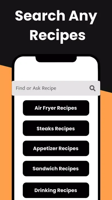 AI Chat Bot- Recipes Assistant Screenshots