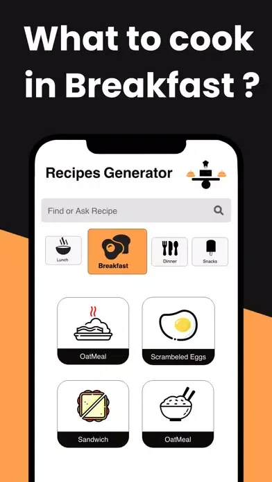 AI Chat Bot- Recipes Assistant Screenshots
