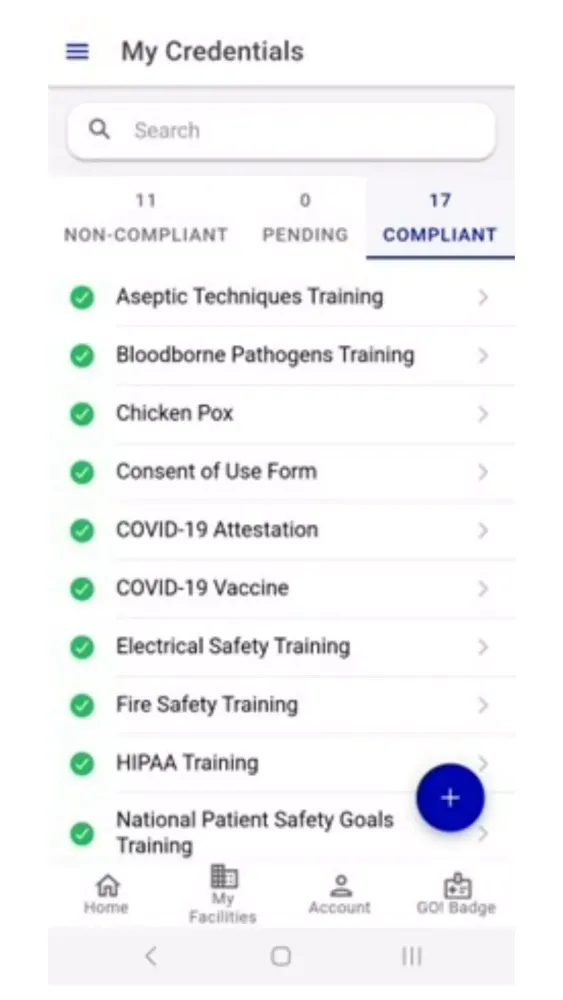 SEC³URE Mobile App स्क्रीनशॉट