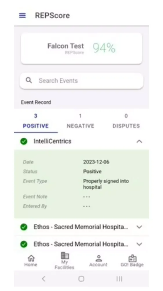 SEC³URE Mobile App स्क्रीनशॉट