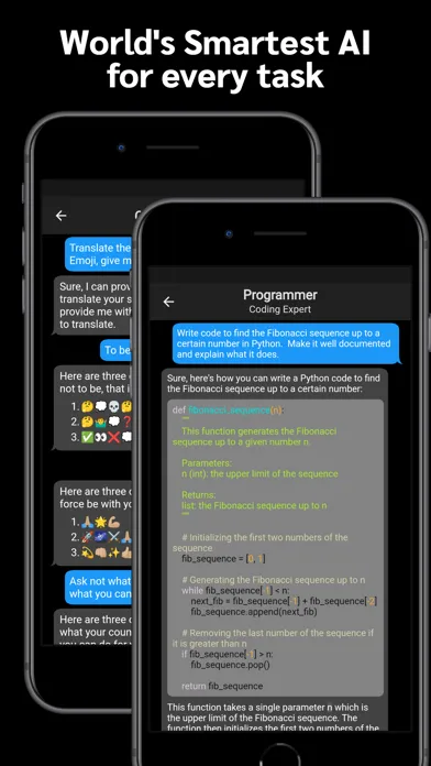Screenshot di AI Messenger (AI Characters)